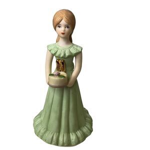 ENESCO Growing Up 11th Birthday Girl Porcelain Bisque Figurine Vintage